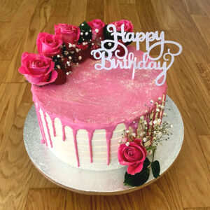 rose, vanillecreme