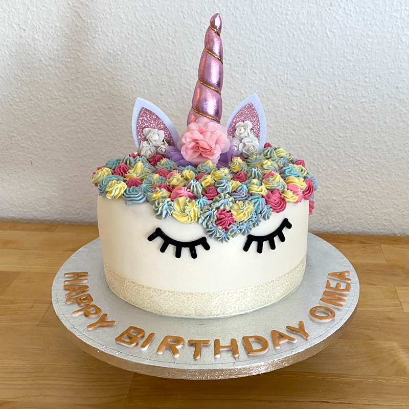 Geburtstagstorte Einhorn (Unicorn Cake) Eva Torten