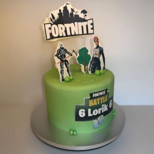 Fortnite Torte mit Logo