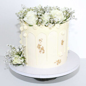 Weiss Rosen Torte – Eleganz pur