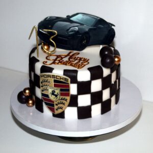 Perfekte Porsche Torte